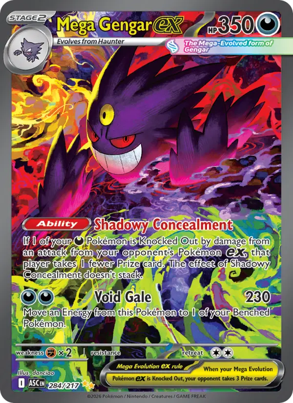 Carte Pokémon Mega Gengar