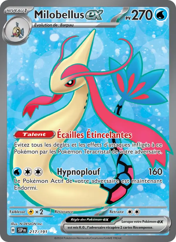 Carte Pokémon Milotic Sar